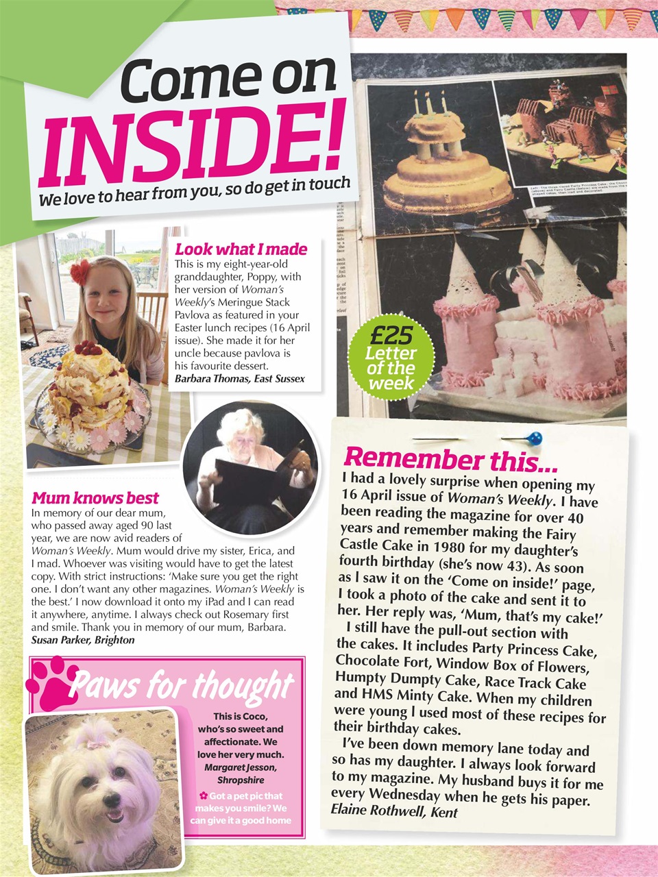 Woman's Weekly Preview Pages