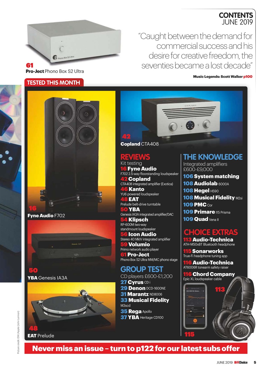 Hi-Fi Choice Preview Pages