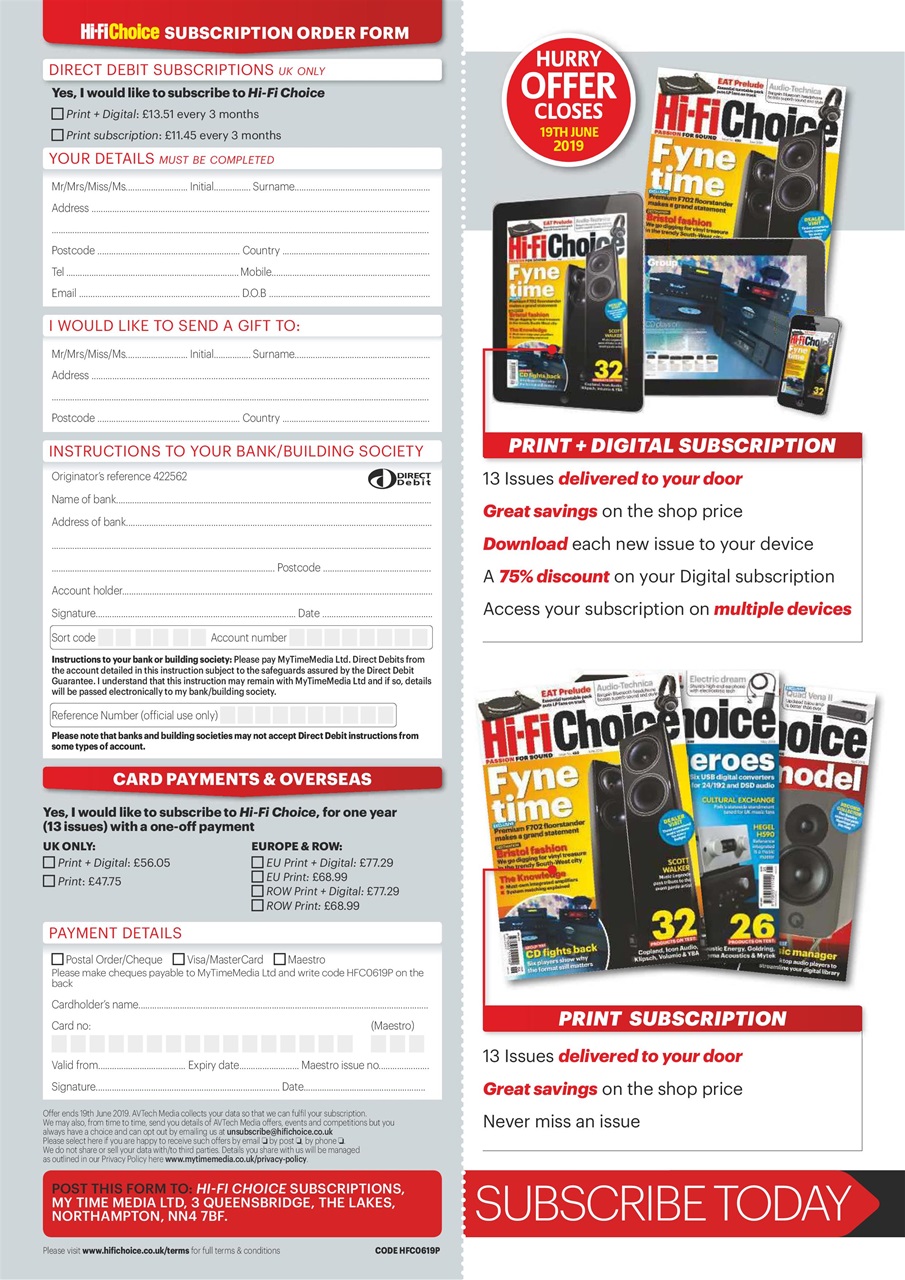 Hi-Fi Choice Preview Pages