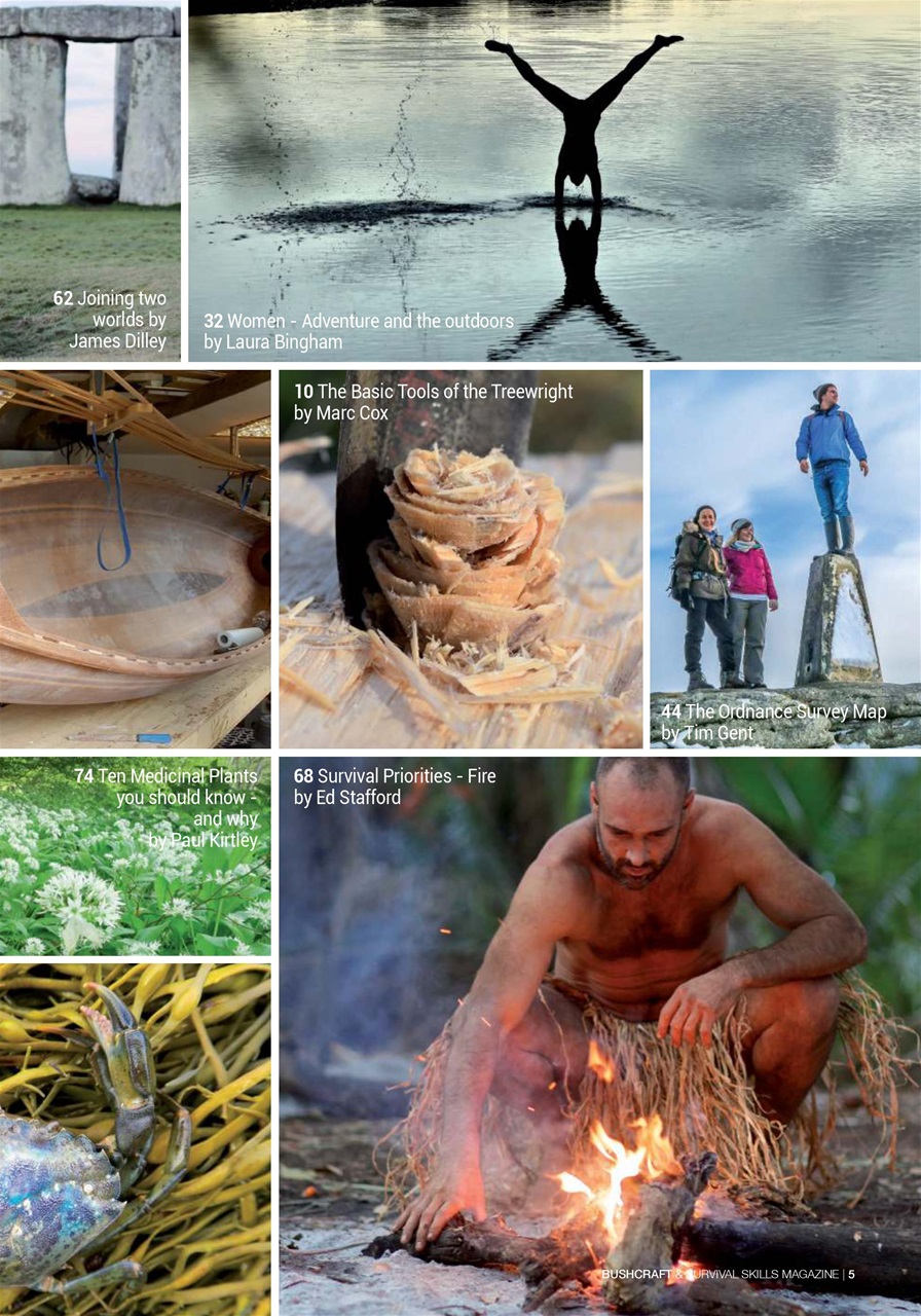 Bushcraft & Survival Skills Magazine Preview Pages