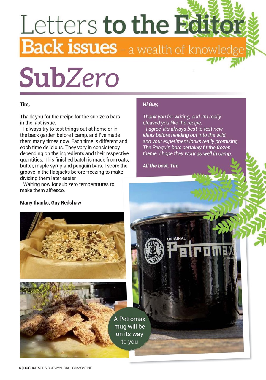 Bushcraft & Survival Skills Magazine Preview Pages