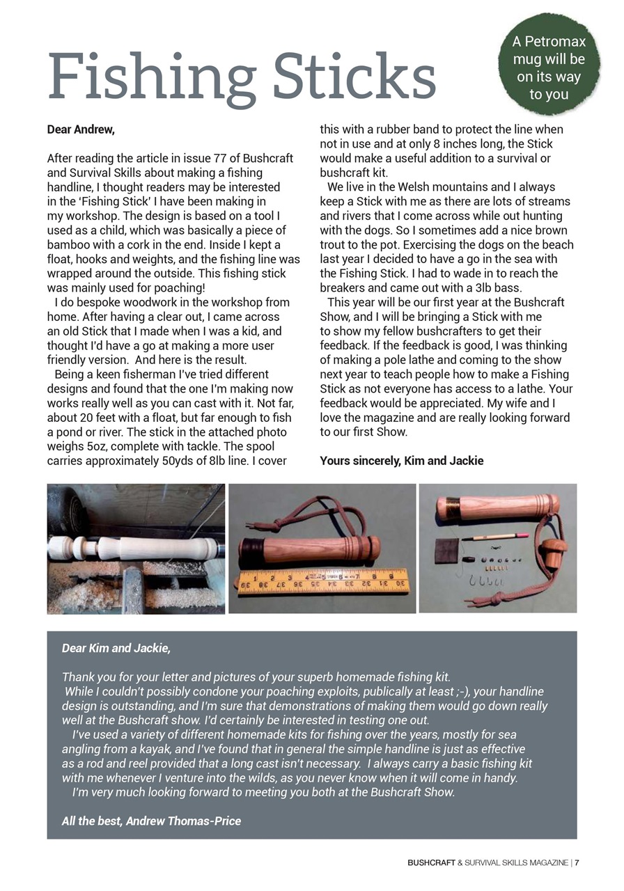 Bushcraft & Survival Skills Magazine Preview Pages