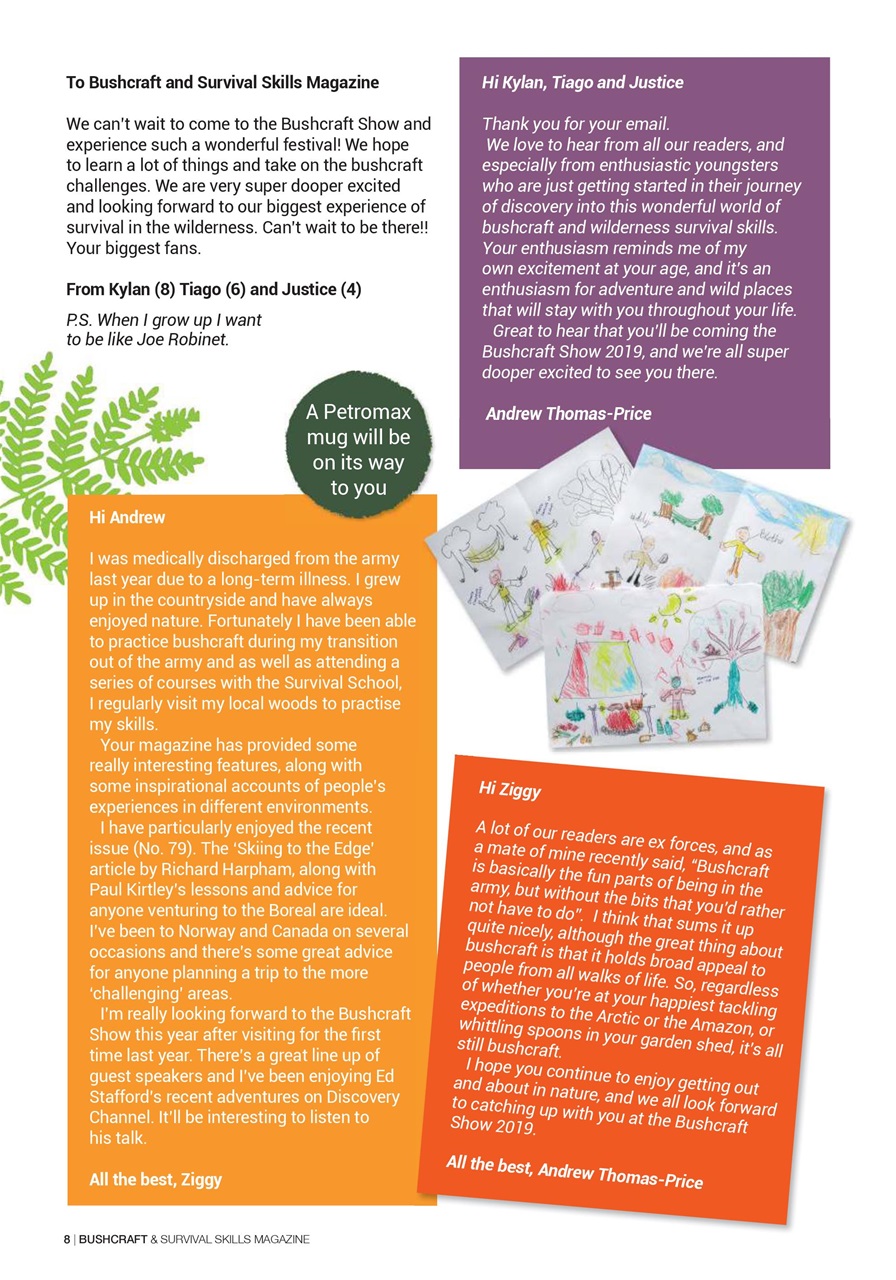 Bushcraft & Survival Skills Magazine Preview Pages