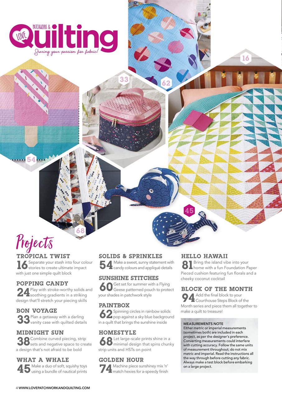 Love Patchwork & Quilting Preview Pages