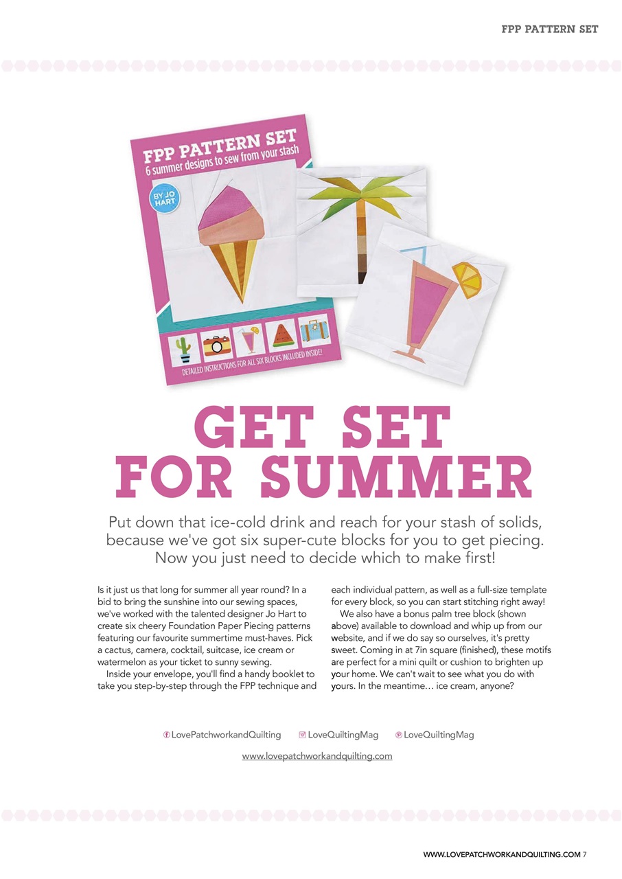 Love Patchwork & Quilting Preview Pages