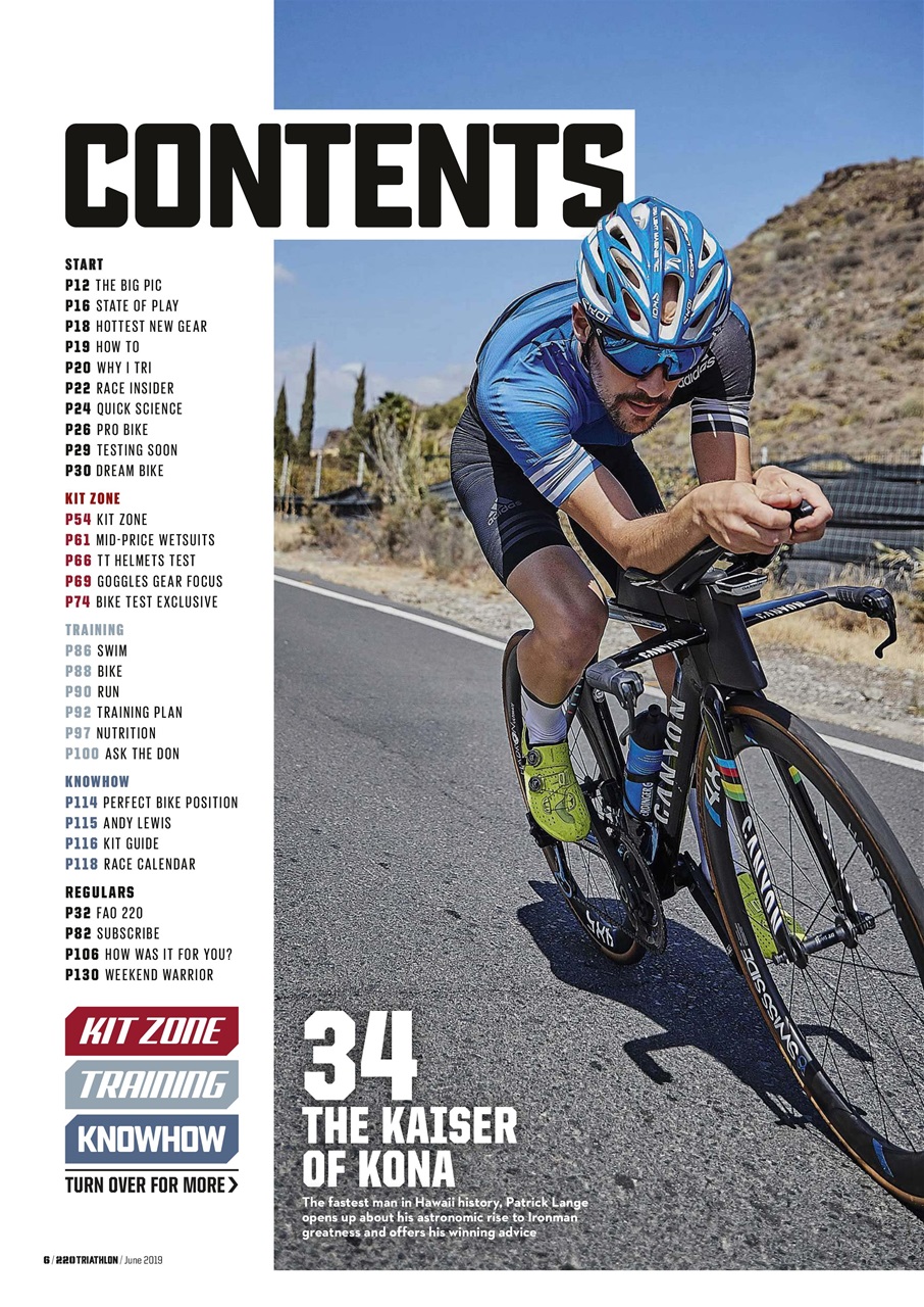 220 Triathlon Magazine Preview Pages