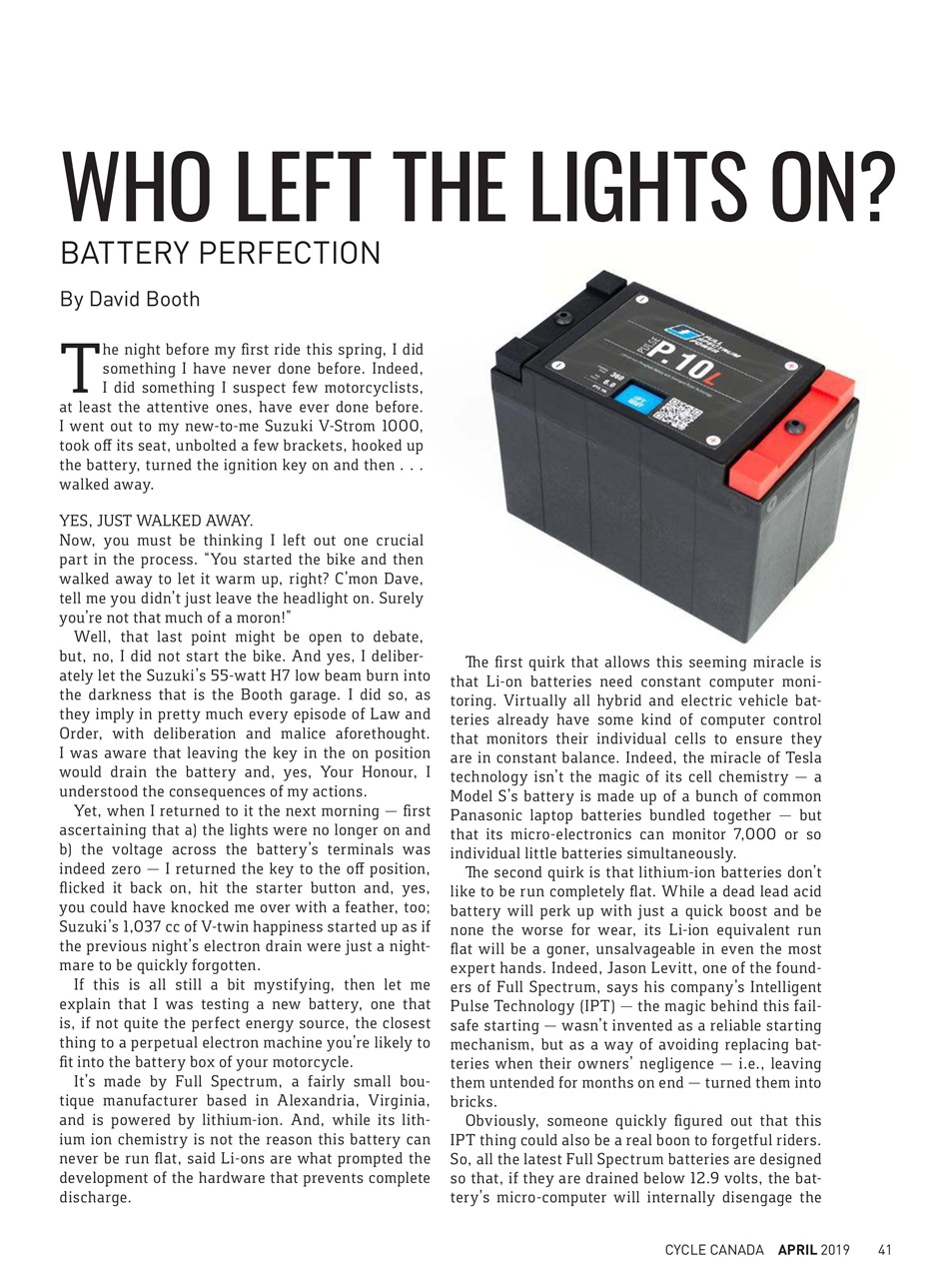 Cycle Canada Preview Pages