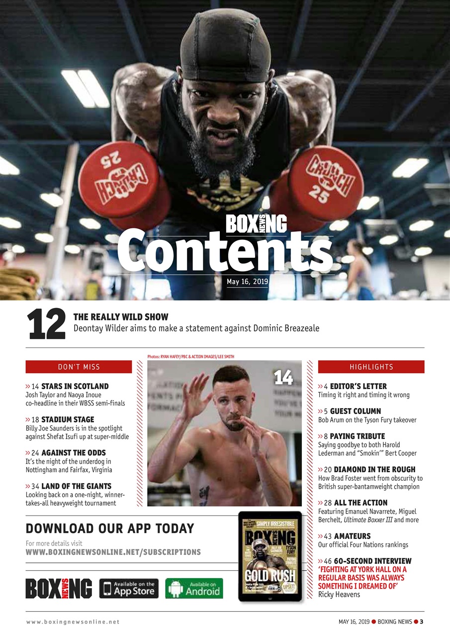 Boxing News Preview Pages