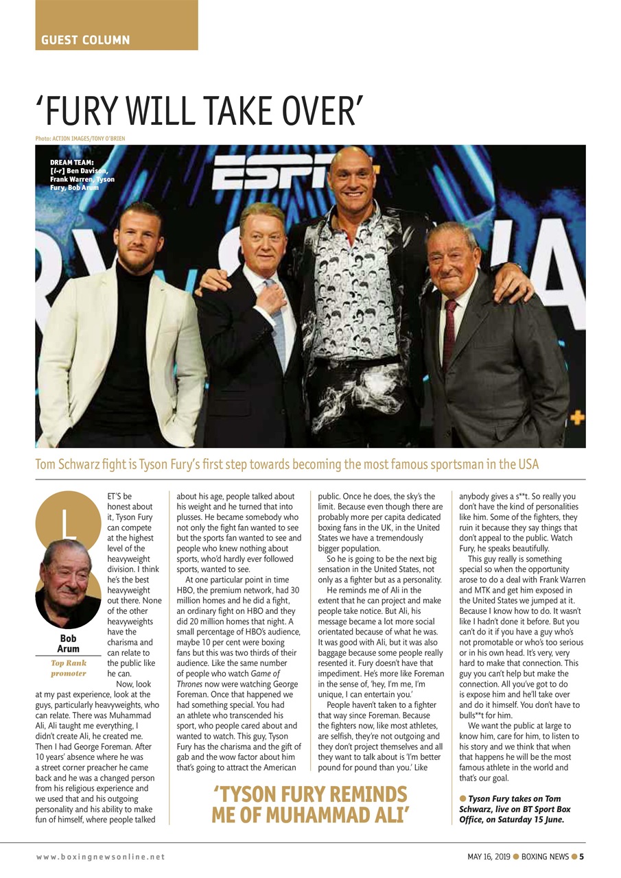 Boxing News Preview Pages