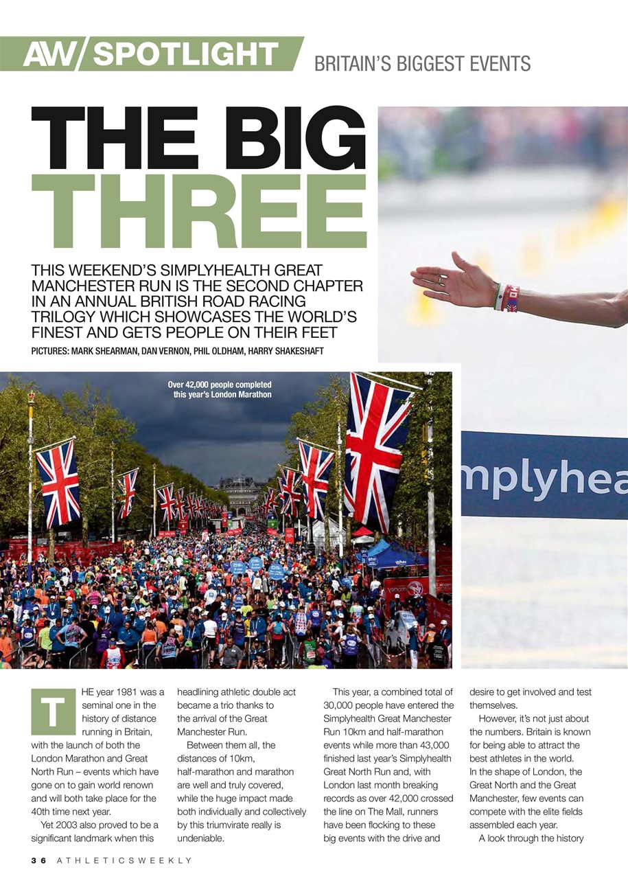 AW – Athletics Weekly Magazine Preview Pages