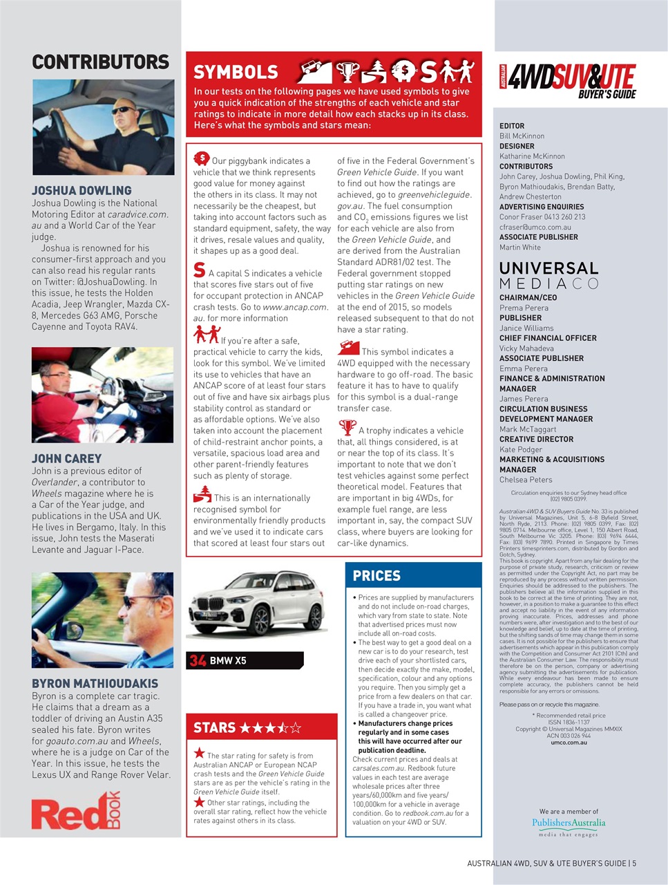 Australian 4WD and SUV Buyers Guide Preview Pages