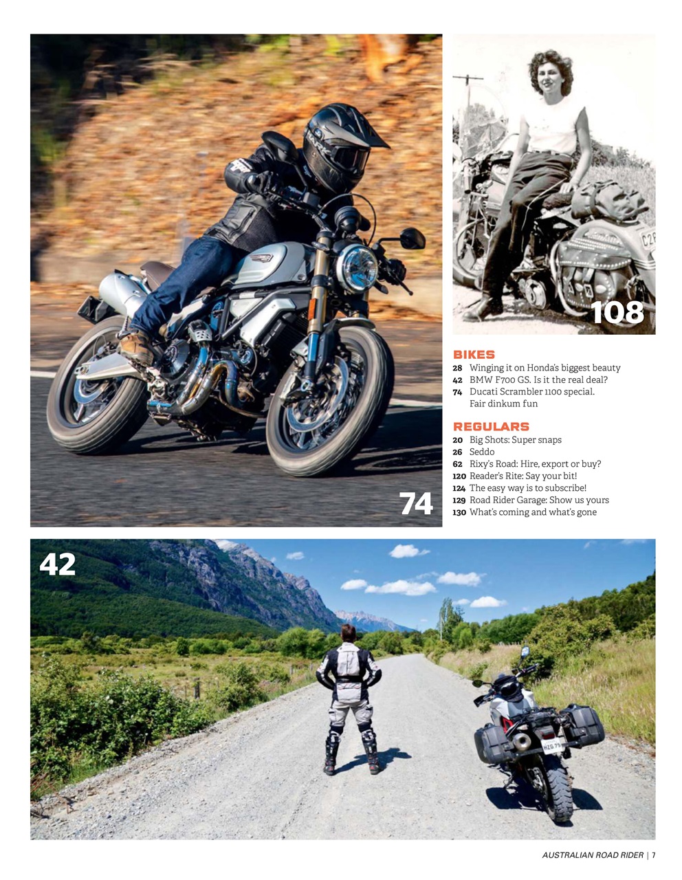 Australian Road Rider Preview Pages