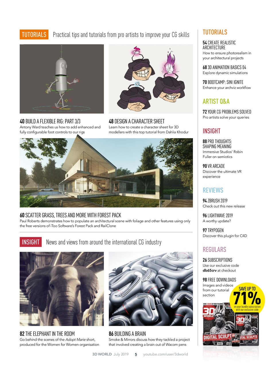 3D World Preview Pages