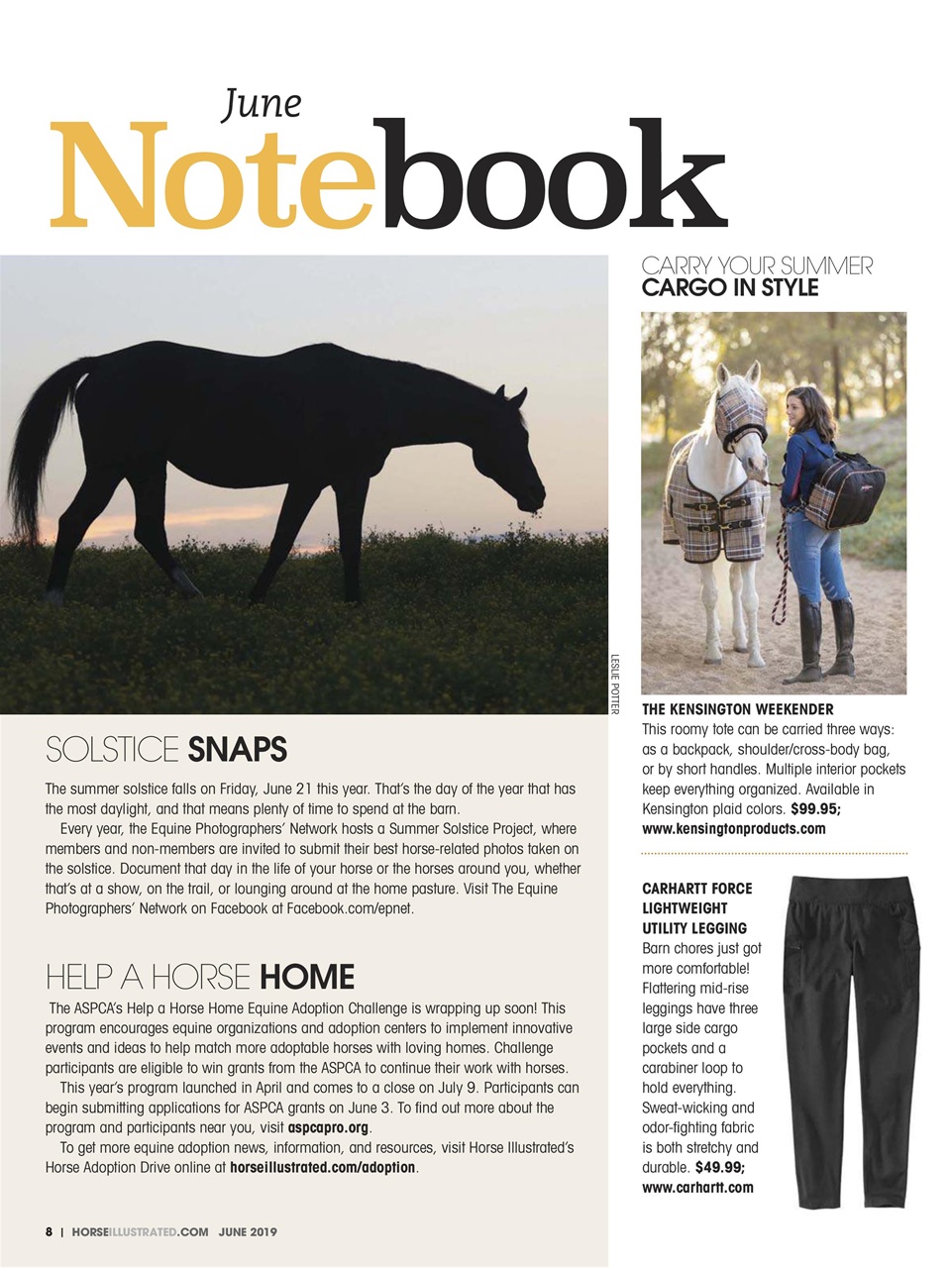 Horse Illustrated Magazine Preview Pages