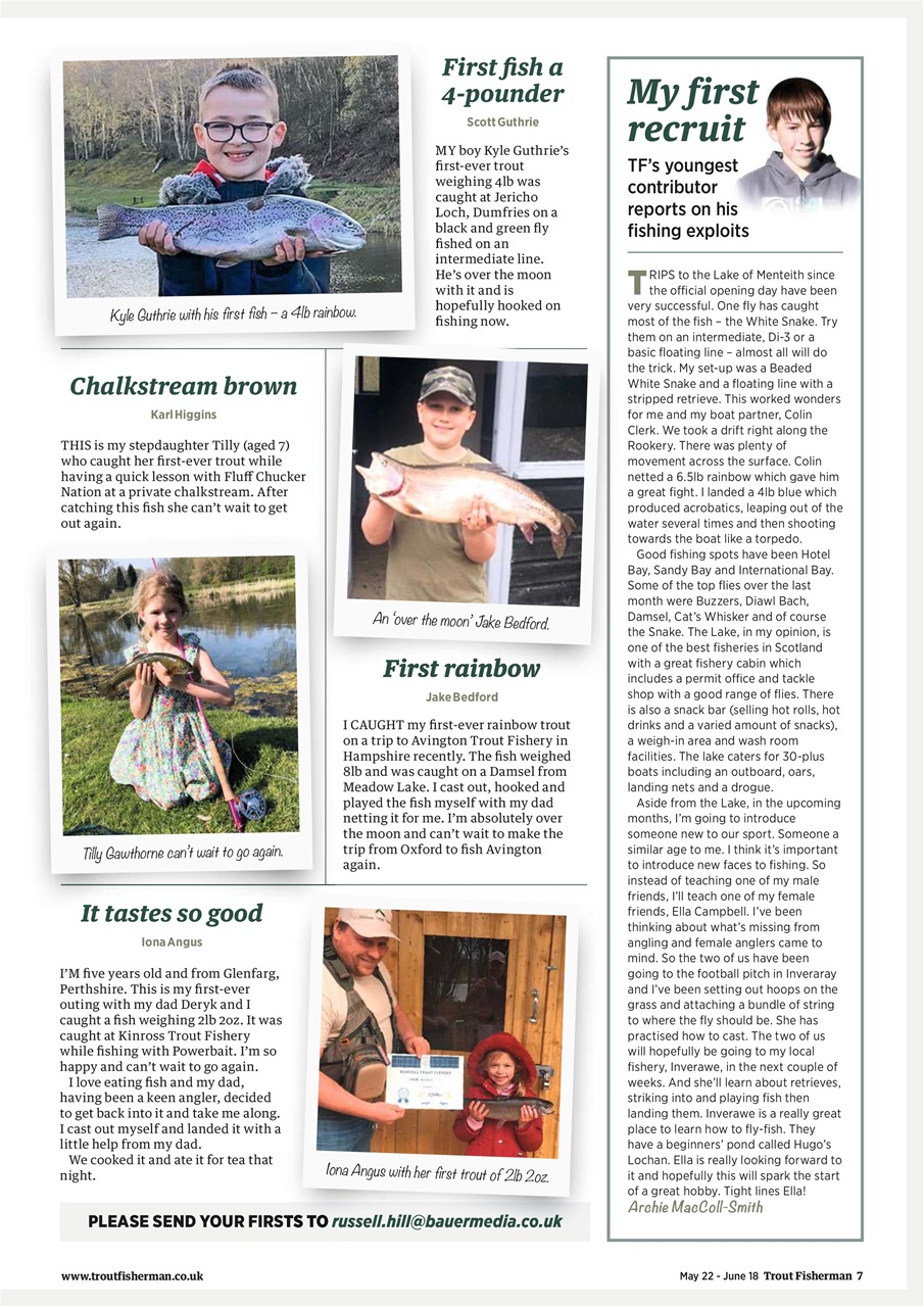 Trout Fisherman Preview Pages