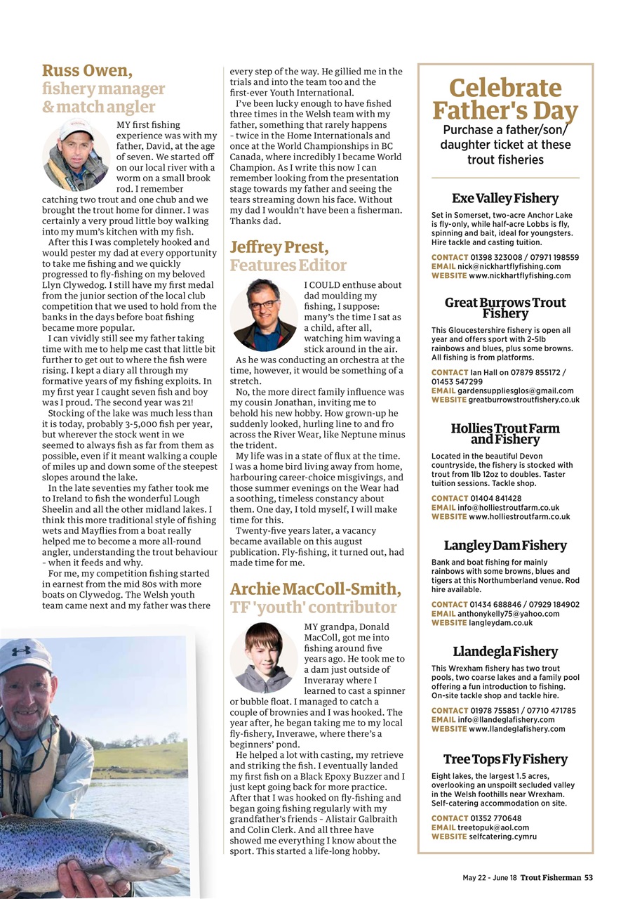 Trout Fisherman Preview Pages