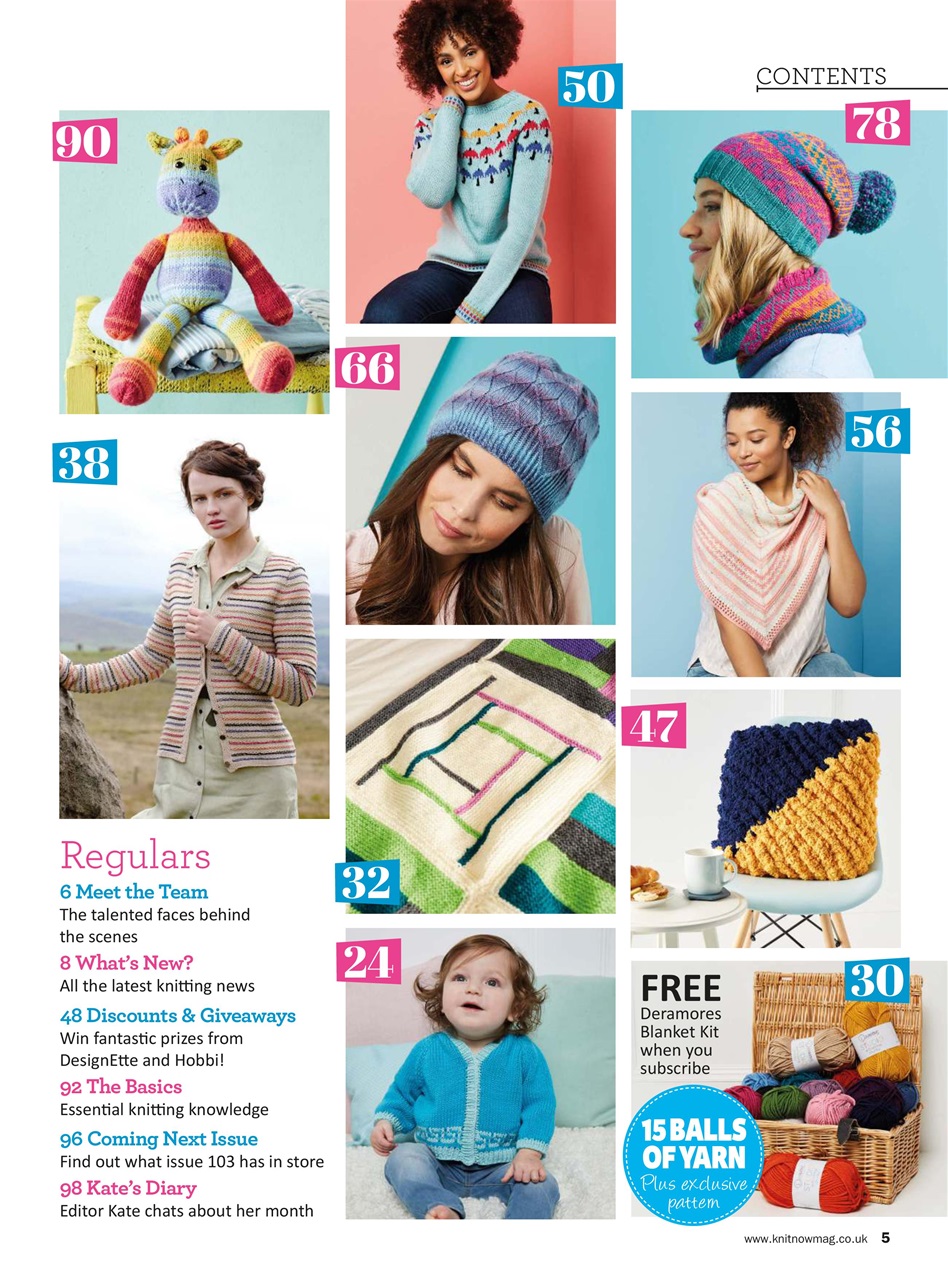 Knit Now Preview Pages