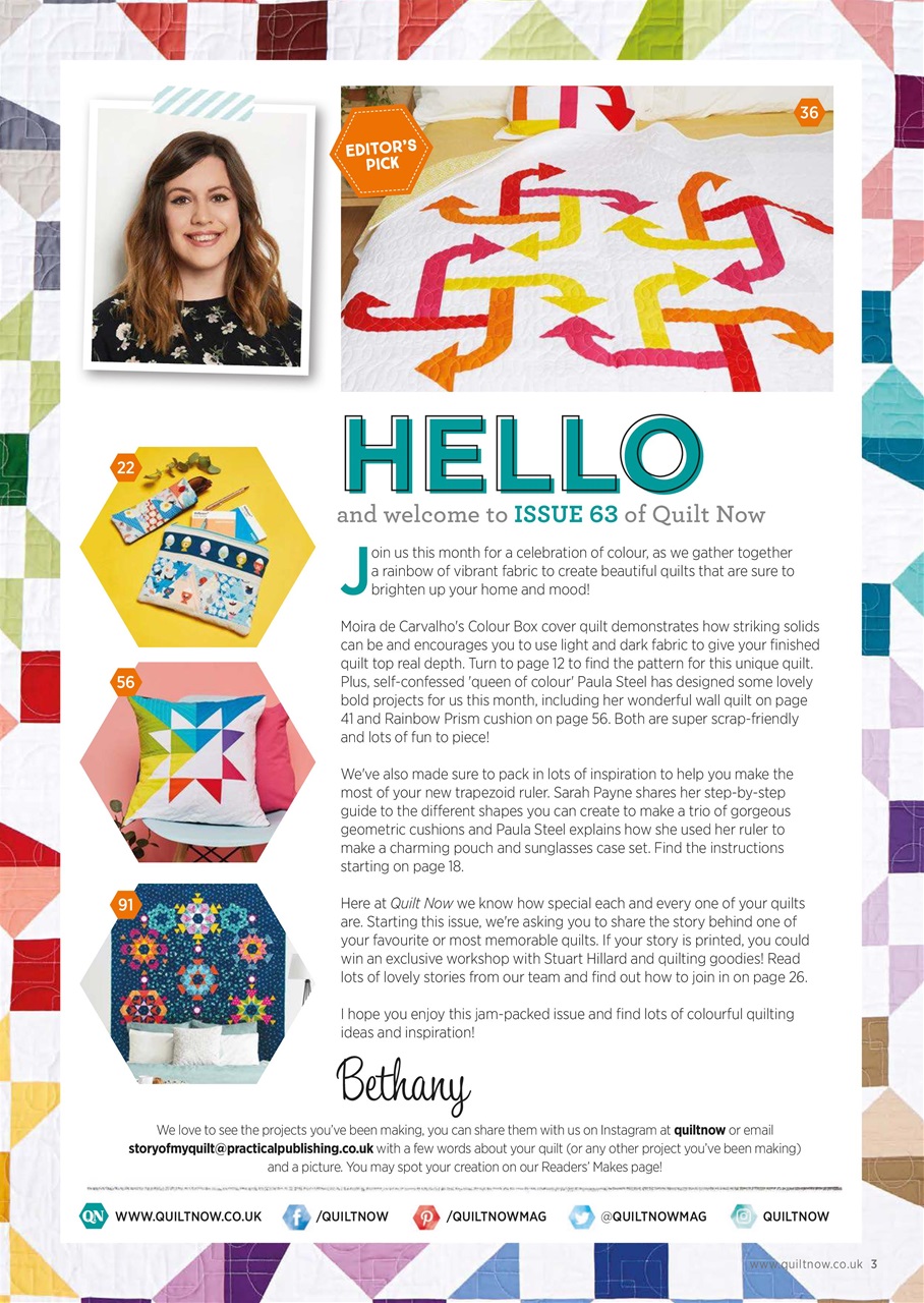 Quilt Now Preview Pages