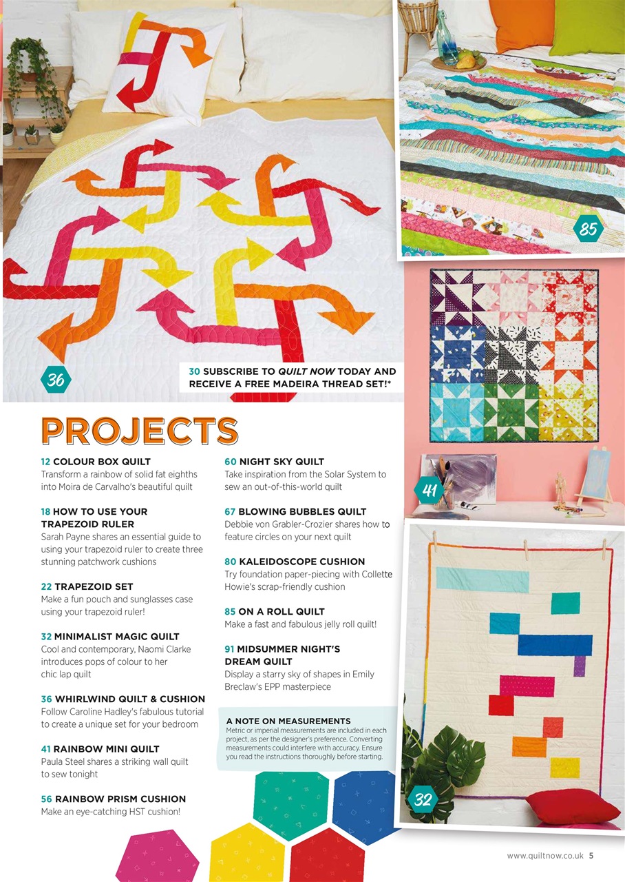 Quilt Now Preview Pages