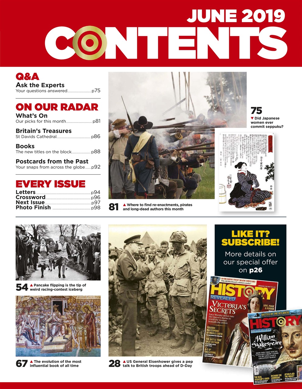 BBC History Revealed Magazine Preview Pages