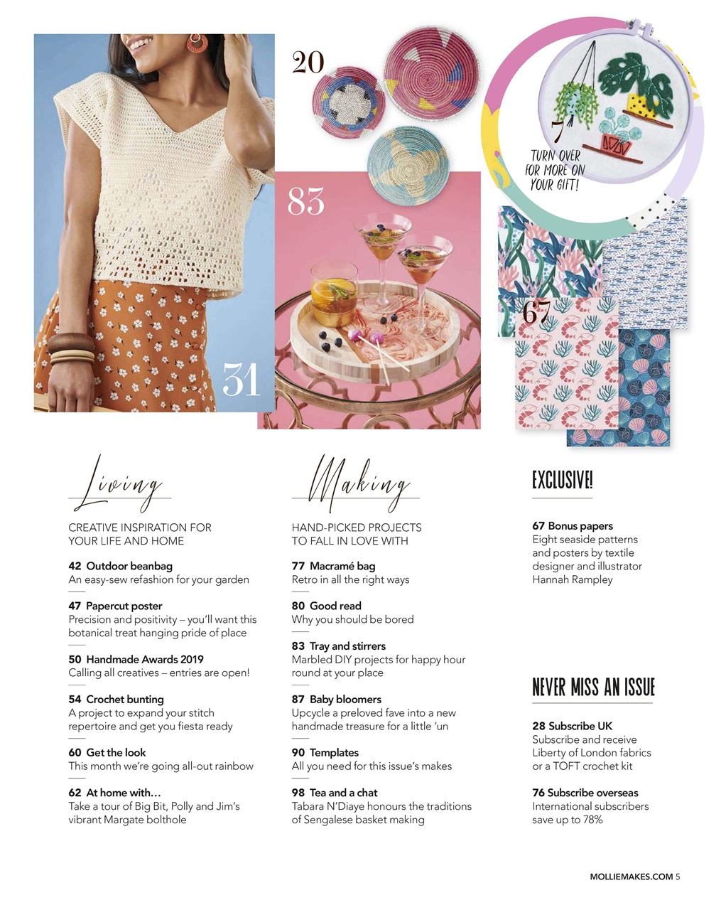 Mollie magazine Preview Pages