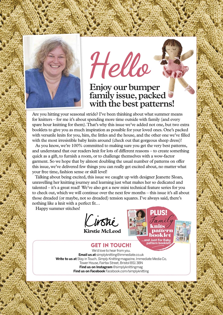 Simply Knitting Preview Pages