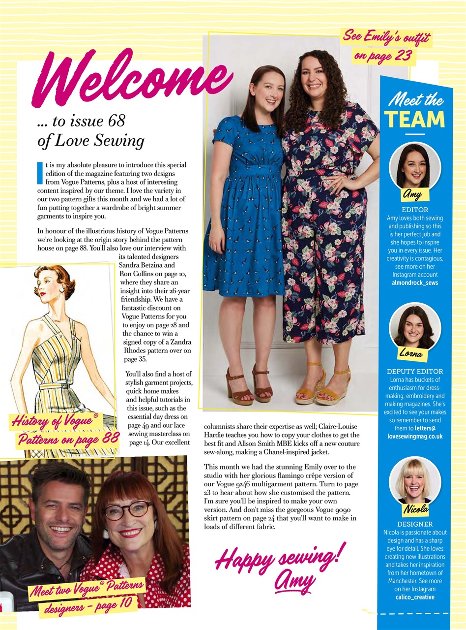 Love Sewing Preview Pages