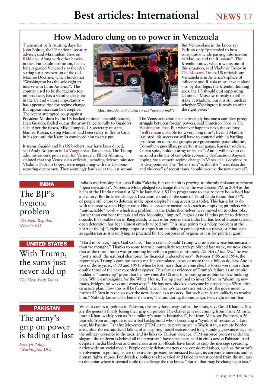 The Week Preview Pages