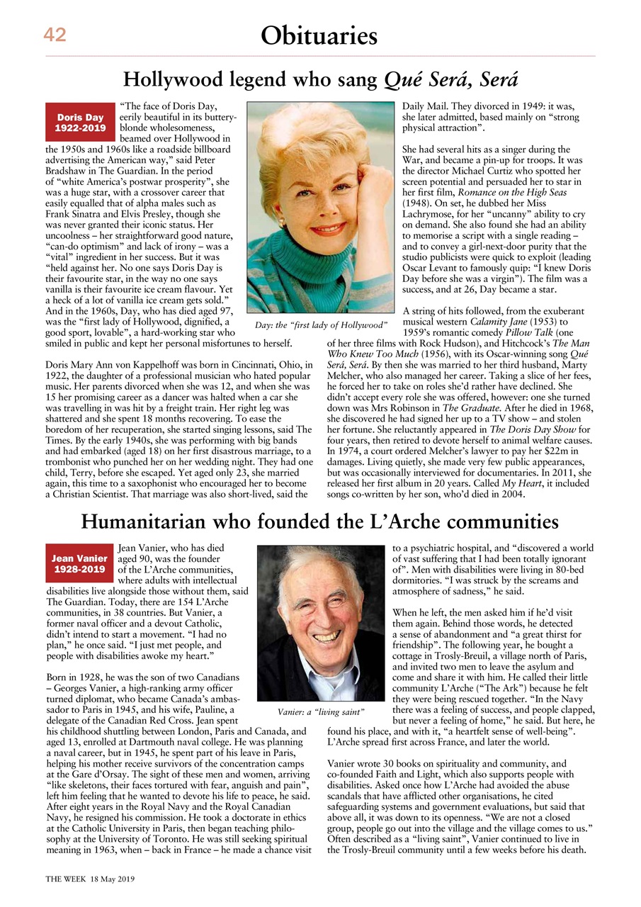 The Week Preview Pages