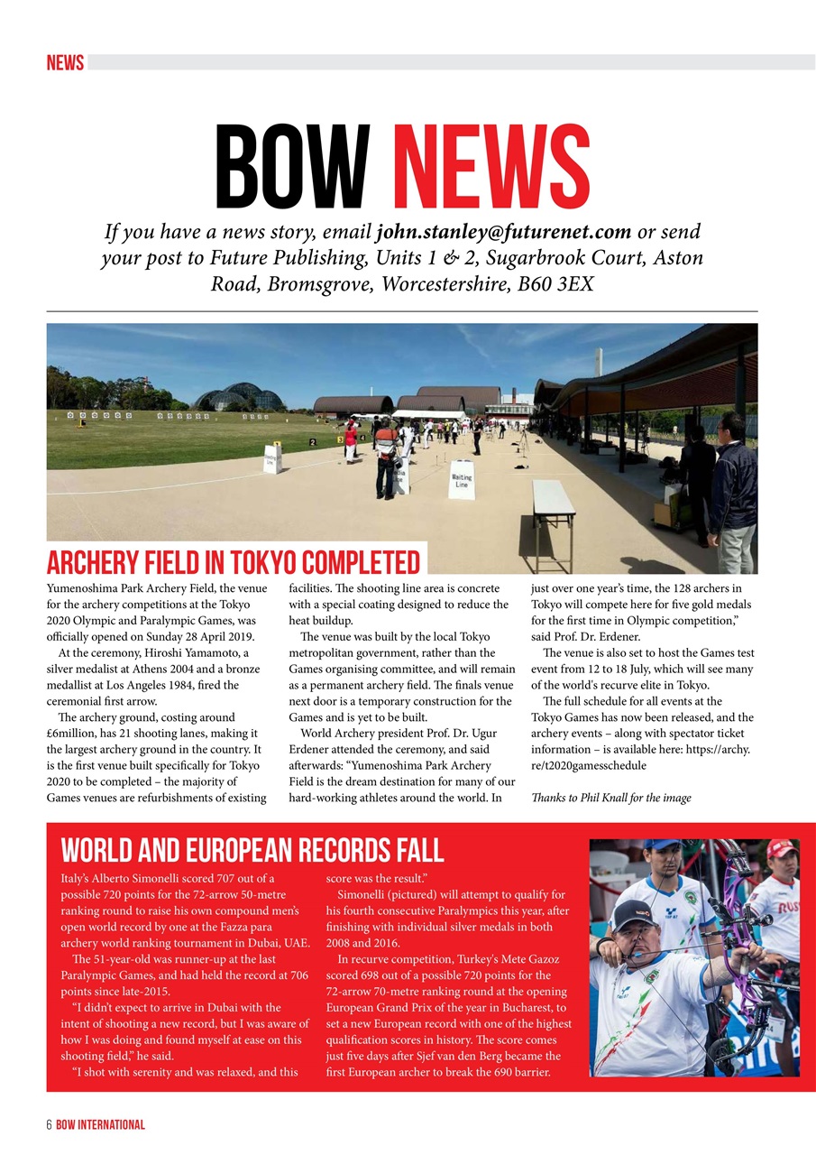 Bow International Preview Pages