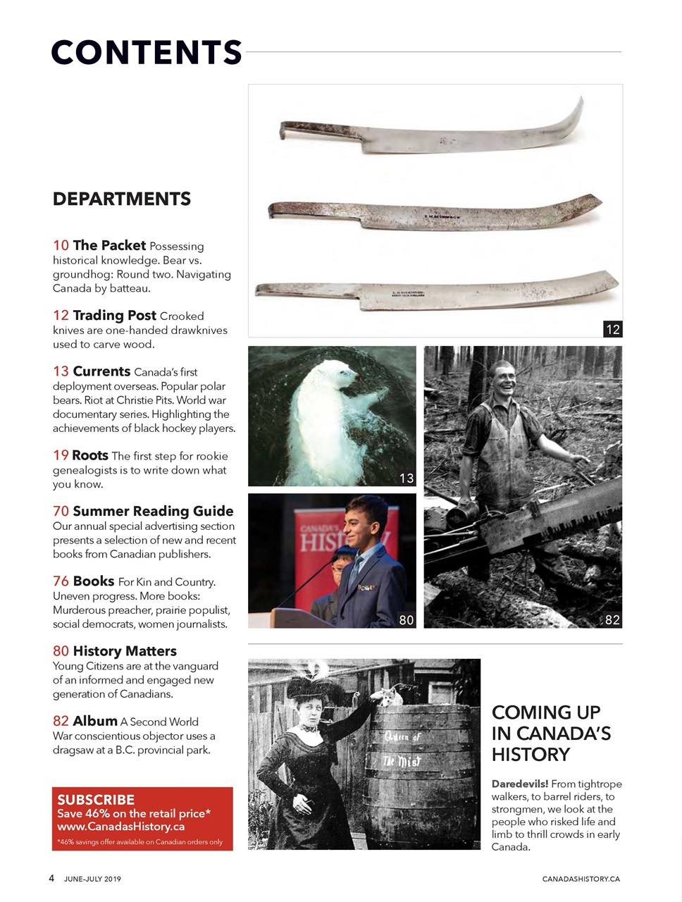 Canada's History Preview Pages