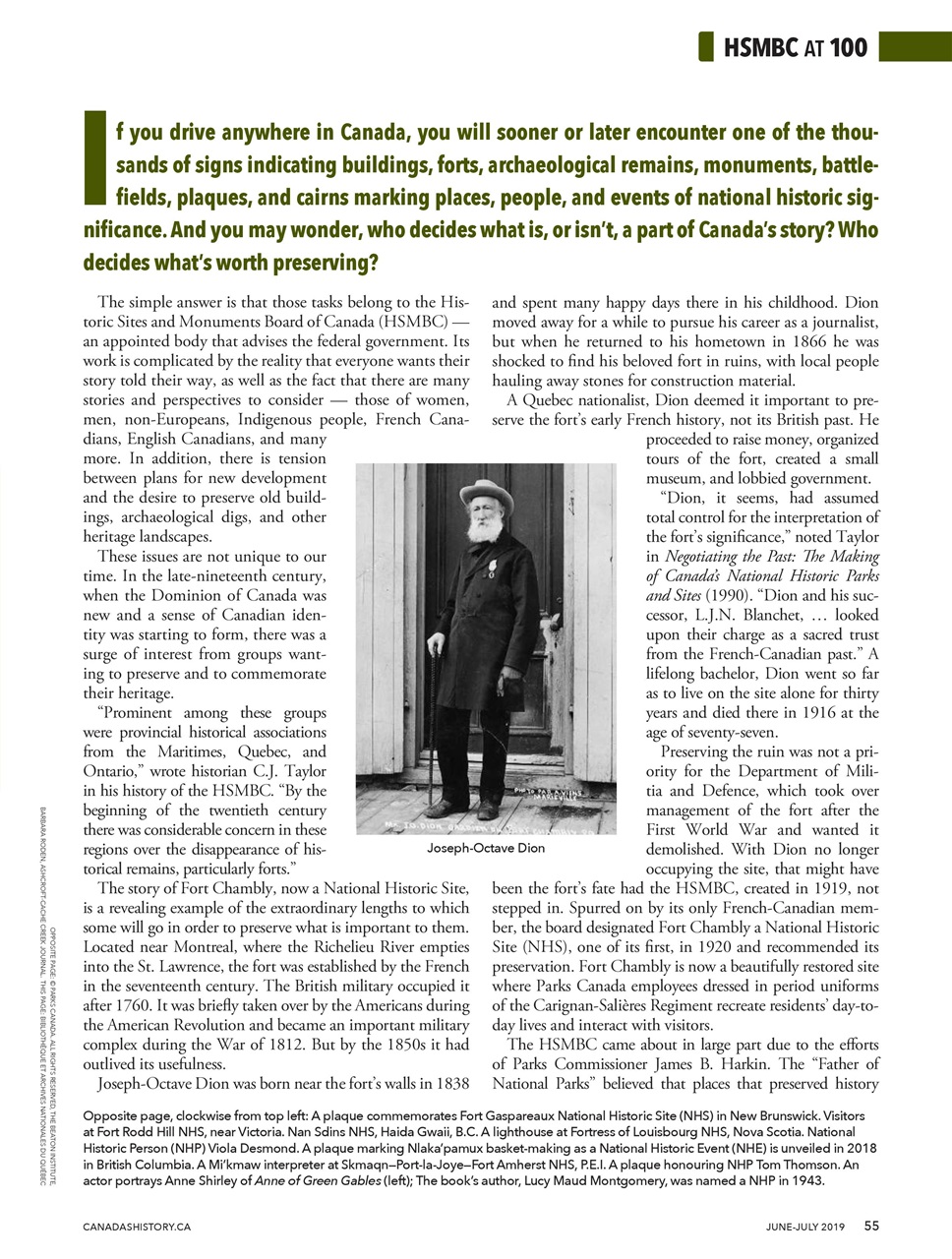 Canada's History Preview Pages