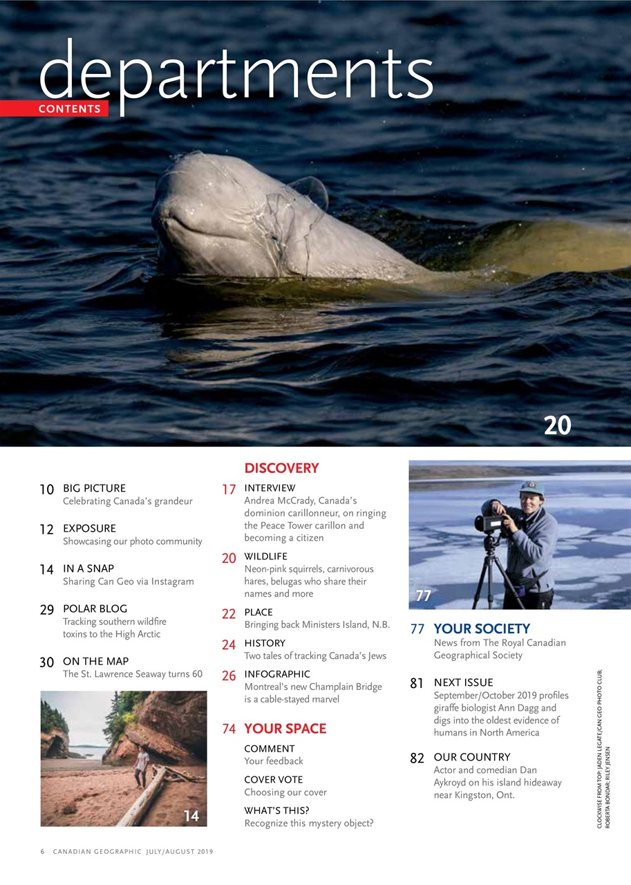 Canadian Geographic Preview Pages