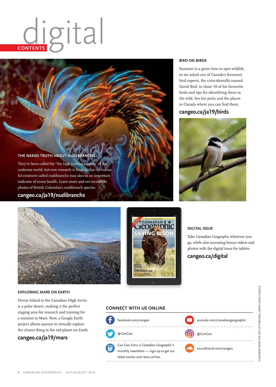 Canadian Geographic Preview Pages