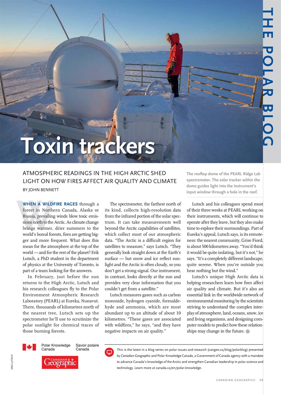 Canadian Geographic Preview Pages