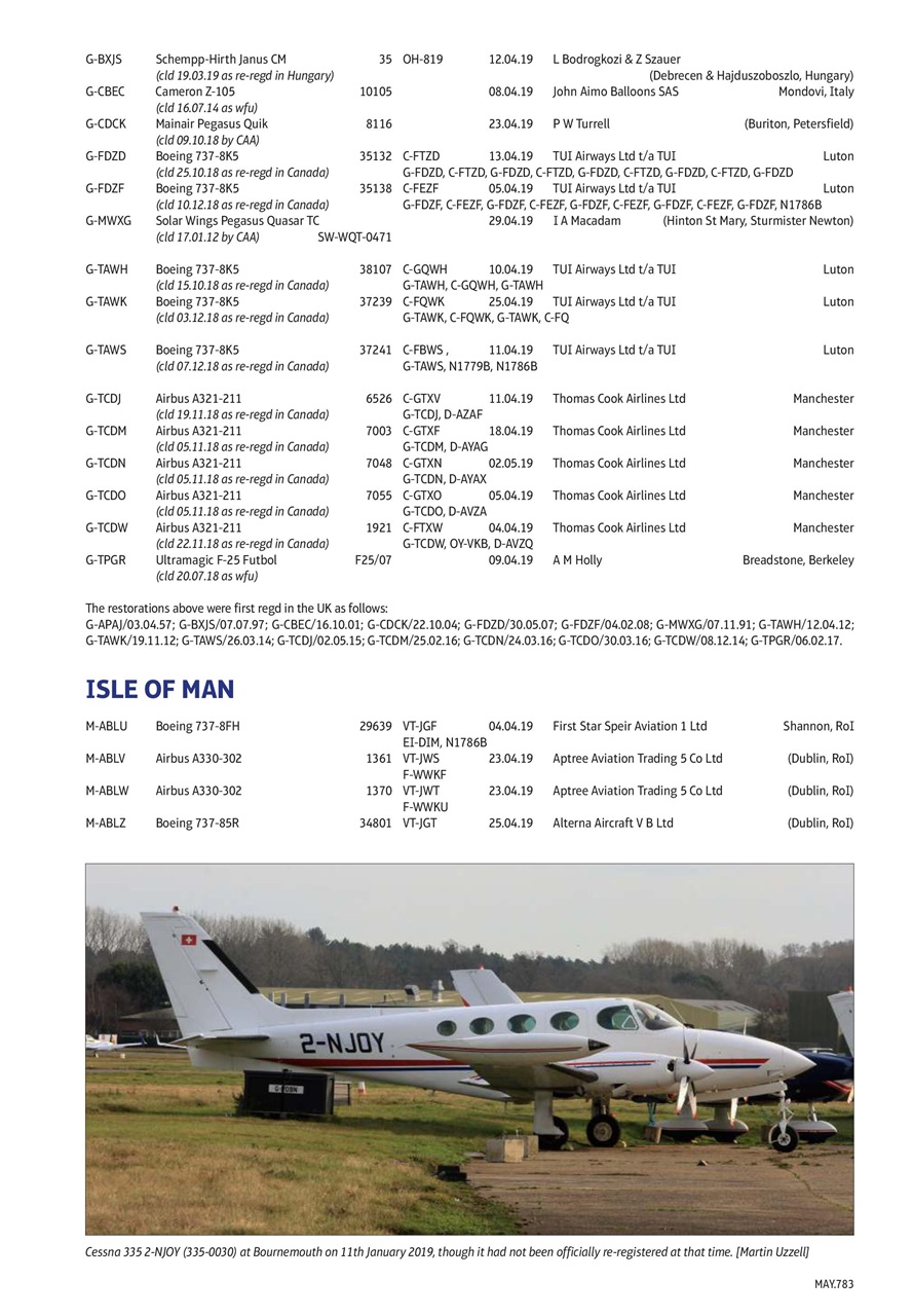 Air Britain News Preview Pages