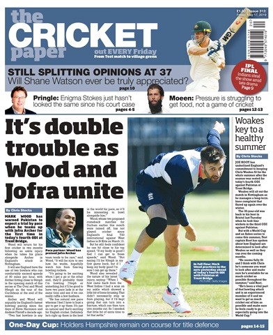 The Cricket Paper issue 17th May 2019