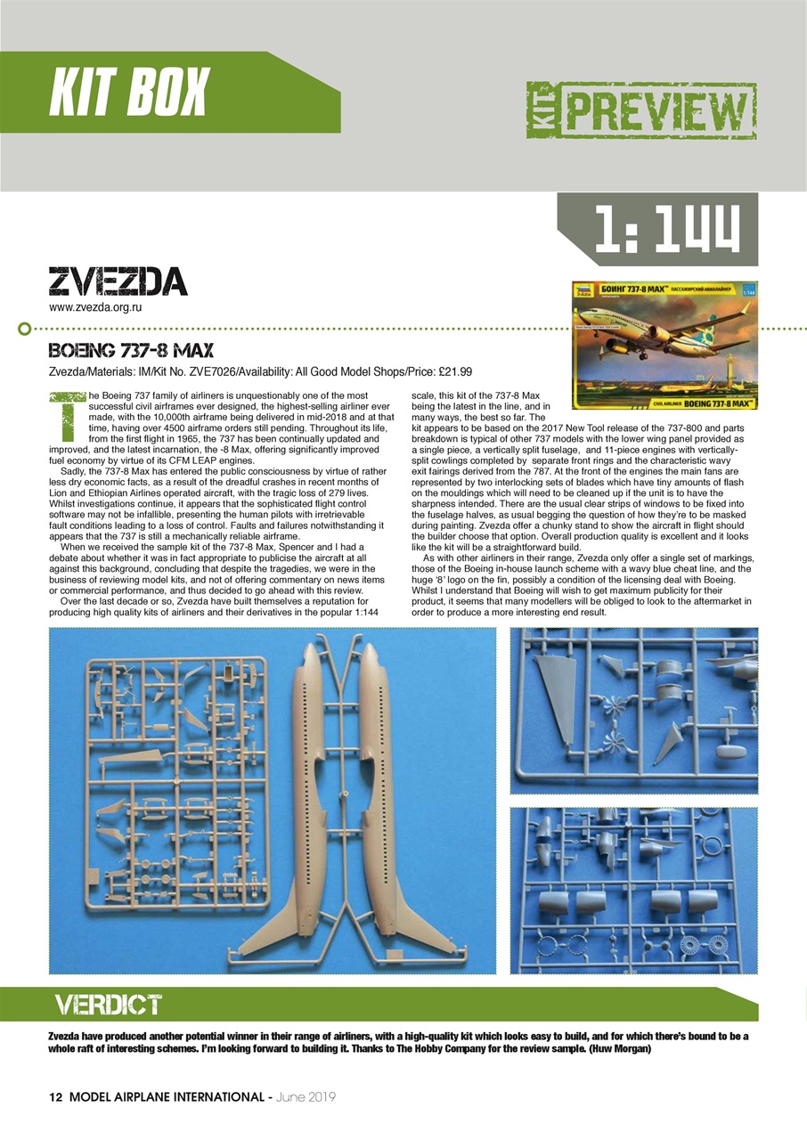 Model Airplane International Preview Pages