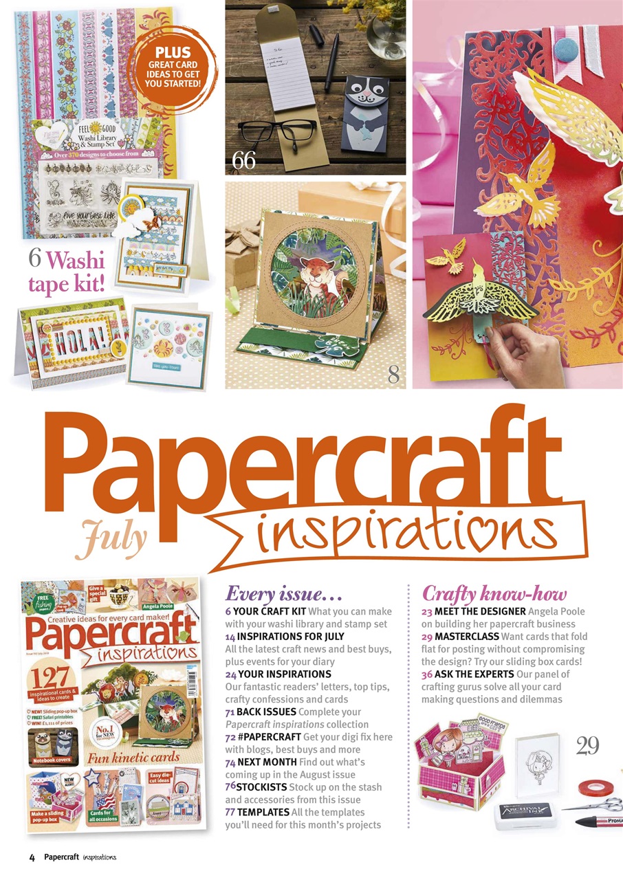 Papercraft Inspirations Preview Pages