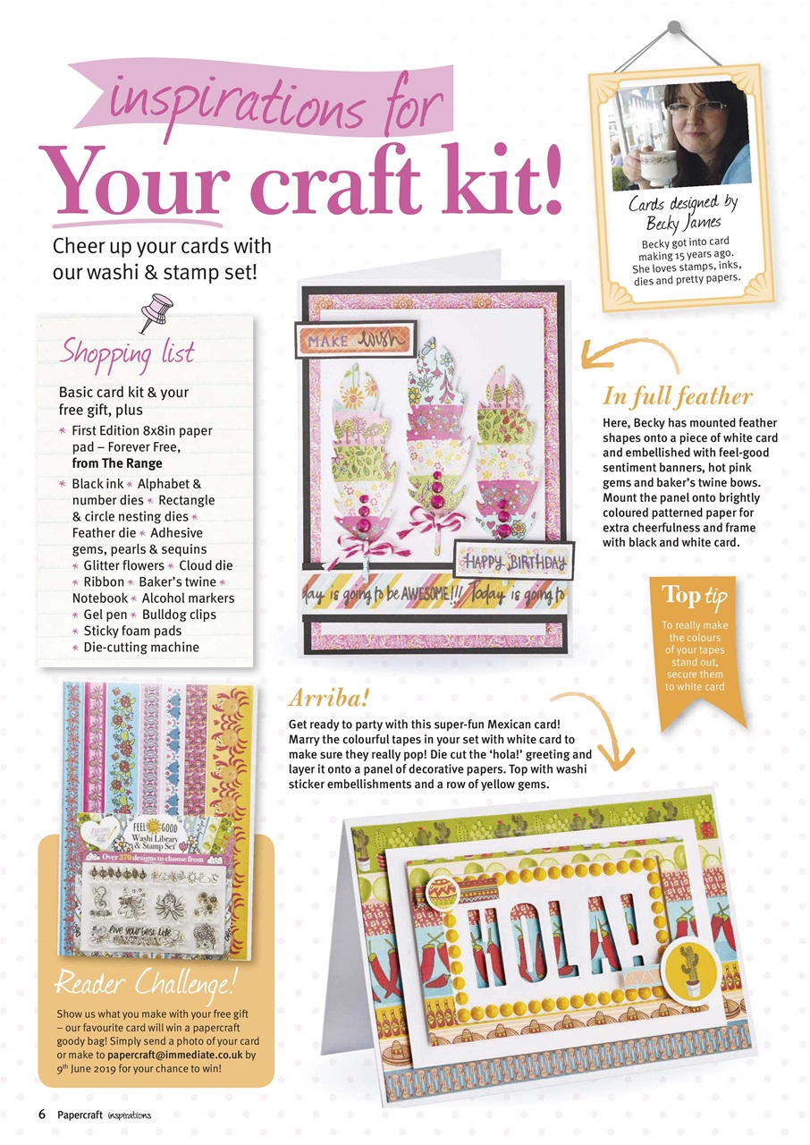 Papercraft Inspirations Preview Pages