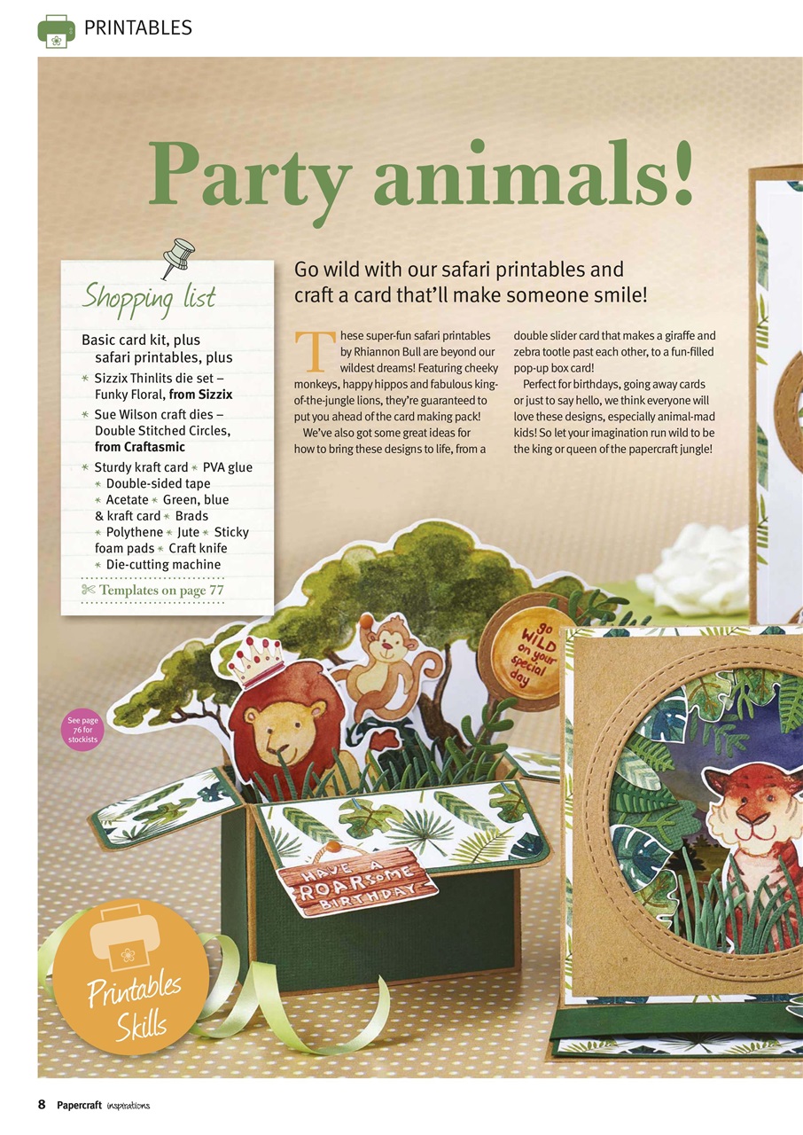 Papercraft Inspirations Preview Pages