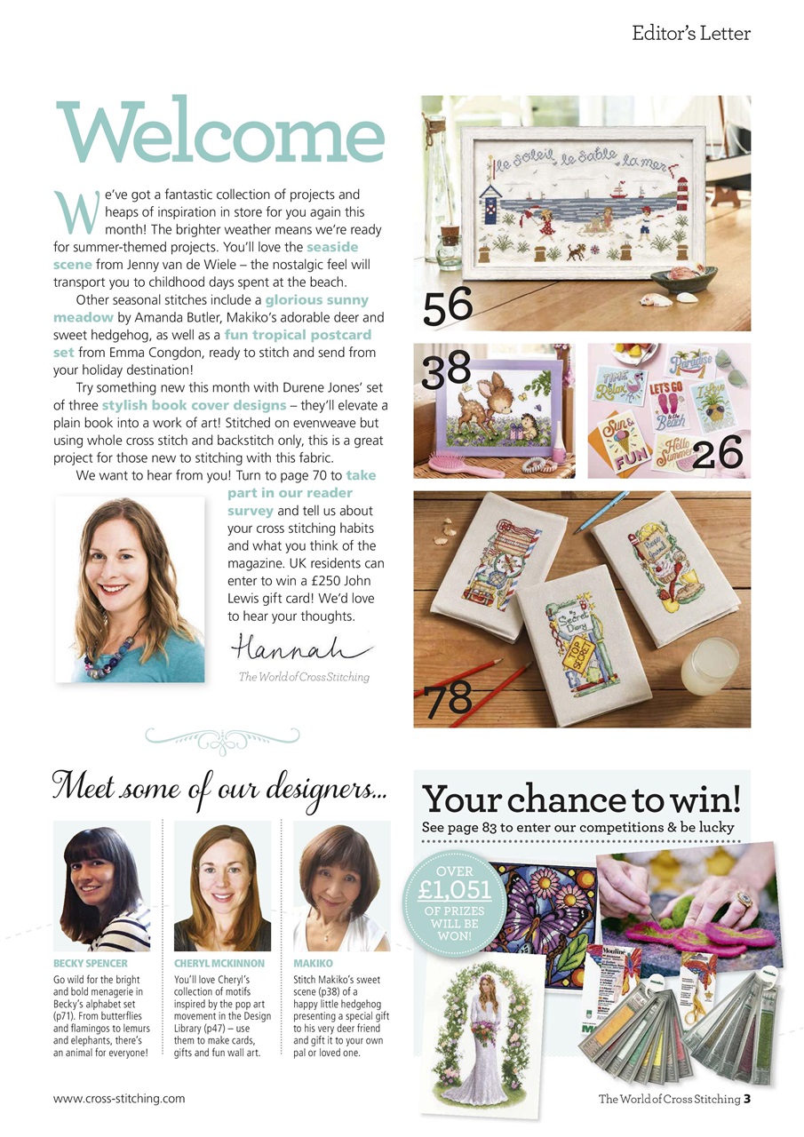 The World of Cross Stitching Preview Pages