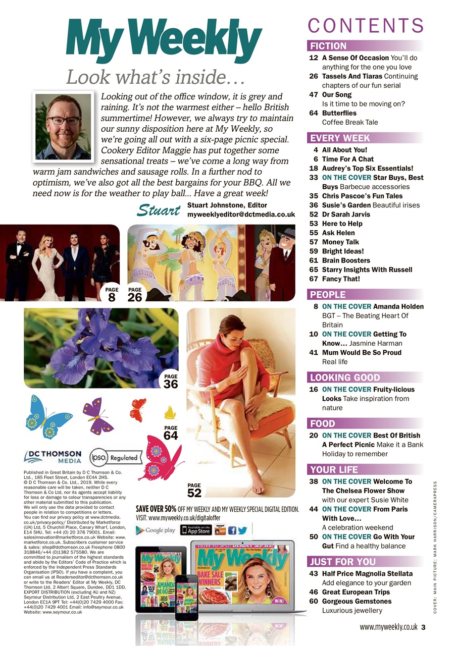 My Weekly Preview Pages