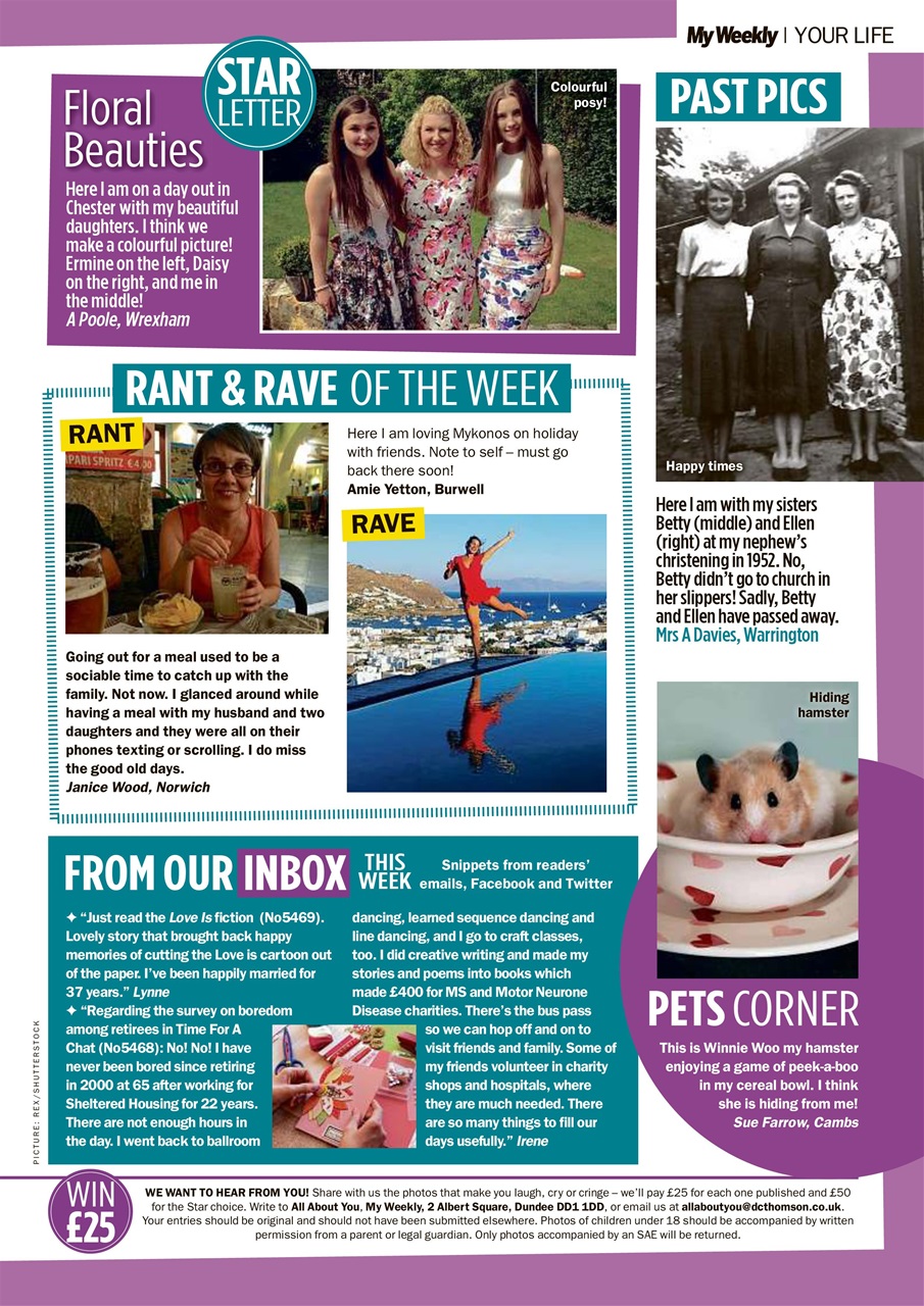 My Weekly Preview Pages