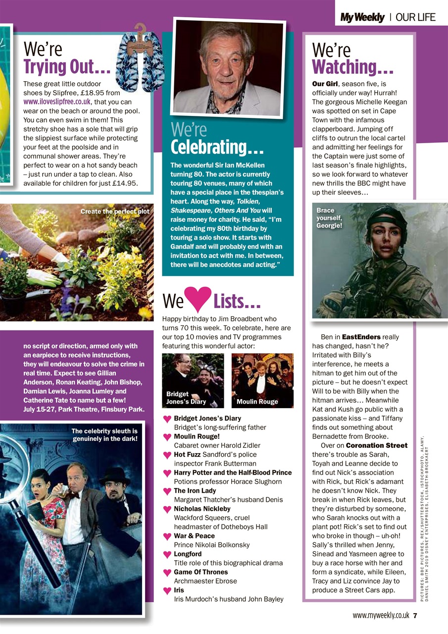 My Weekly Preview Pages