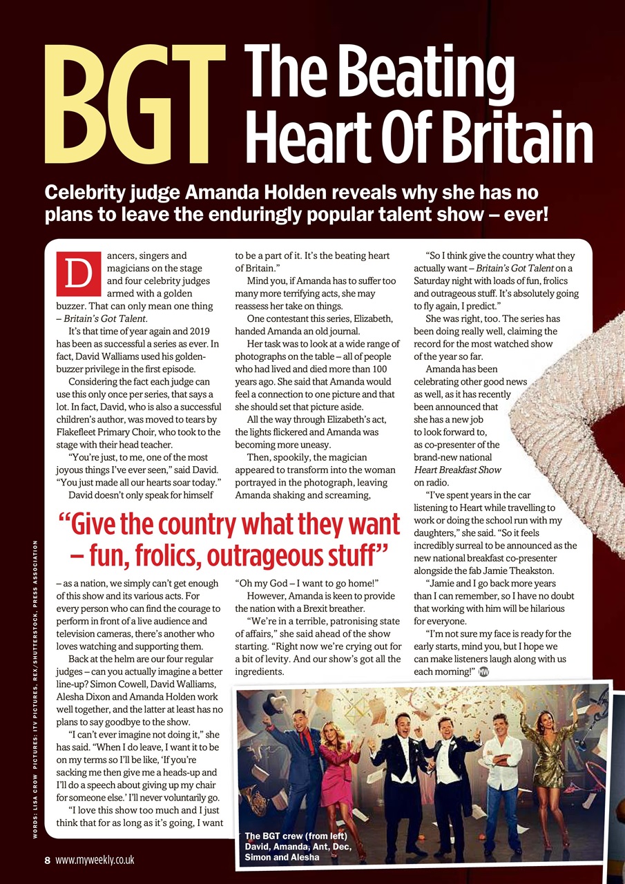 My Weekly Preview Pages