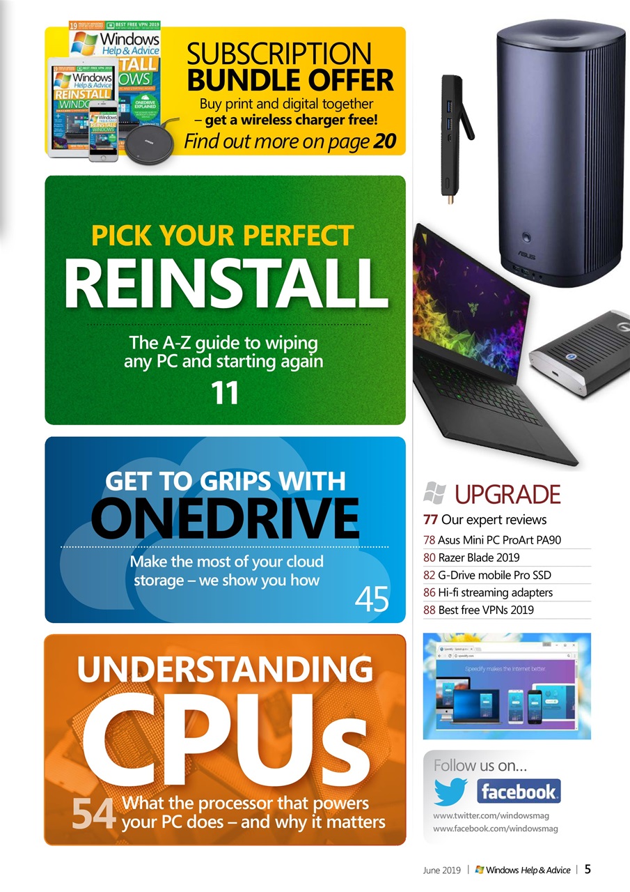 Windows Help & Advice Preview Pages