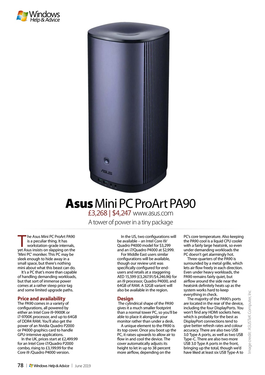 Windows Help & Advice Preview Pages