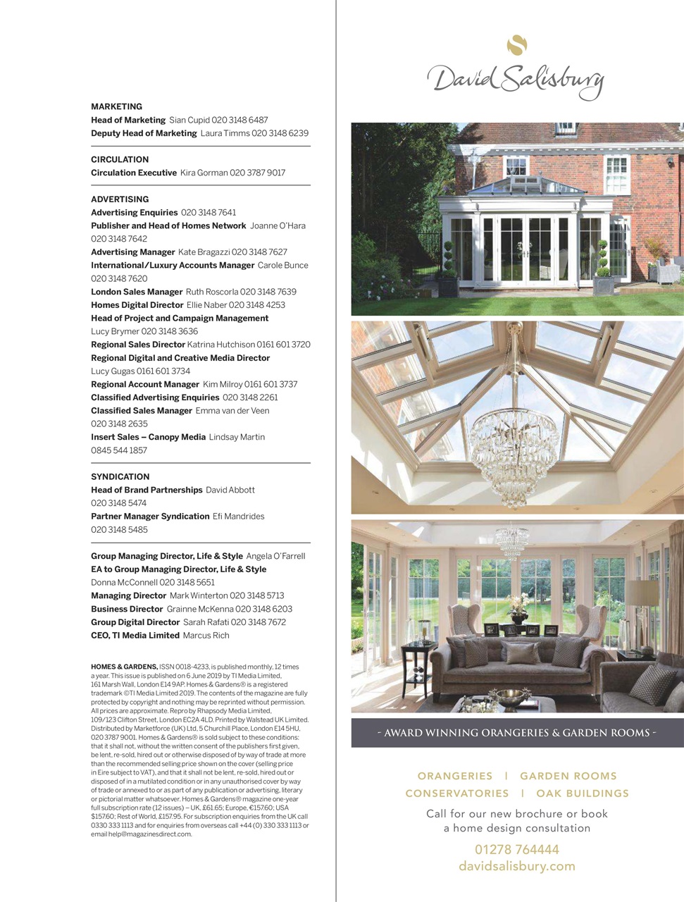 Homes & Gardens Preview Pages