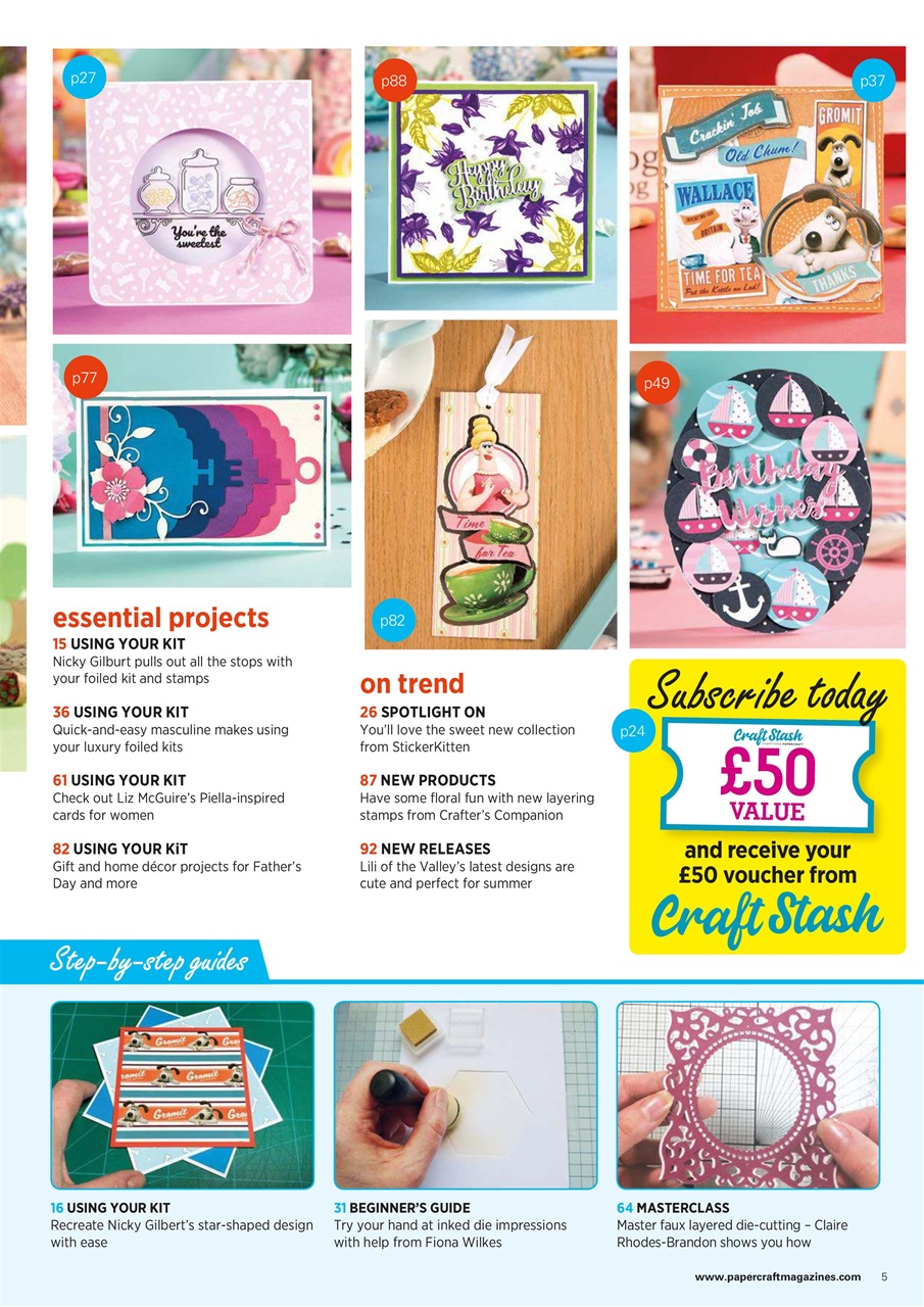 Papercraft Essentials Preview Pages